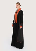 L248 -عباية كريب مع لينين- أورنج