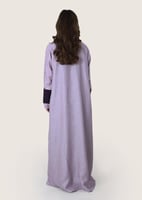 L204- عباية لنن موف تطريز