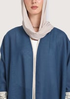 L244 -عباية بشت- أزرق