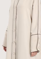 L229 - عباية رسمية بيج