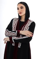 L266 - كريب - قطيفة برغندي