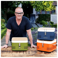 شواية مكعبة بالفحم باللون (الحجري)