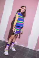 إي إم إس، جوارب، أطفال، دونات جو، وردي