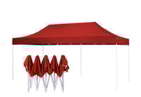 3*6 RED iron tube tent (ordinary) (TYPE A) - بدون...