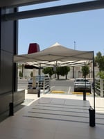 3*3 WHITE iron tube tent (ordinary) (TYPE A) - بدو...