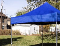 3*6(BLUE iron tube tent (full enclosure) (TYPE C-...
