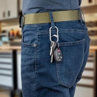 مشبك مفاتيح Nite Ize G-Series™™ ذو الغرفتين – مقاس...