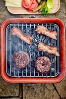 شواية مكعبة بالفحم (أخضر)