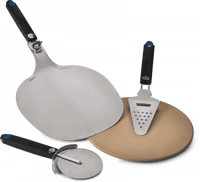 مجموعة عجلة البيتزا فولاذ مقاوم للصدأ