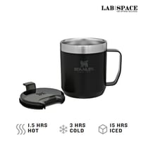 The Legendary Camp Mug .35L / 12oz-Matte Black Peb...