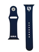 سوار ساعة أبل بشعار نادي الهلال (محفور بتقنية اللي...