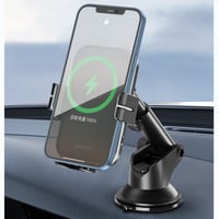 شاحن و مثبت للجوال بالسيارة للشحن اللاسلكي | XO