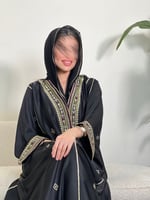 كلوش حرير ستان مطرز