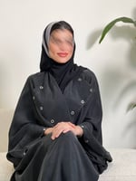 بشت قطري حرير مغسول ياباني