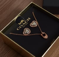 طقم سلسال و حلق كوتش