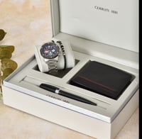 طقم شروتي ساعة وقلم وسوار وكبك
