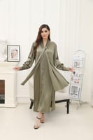 جلابية زيتي غامق