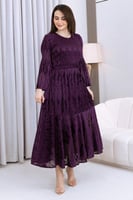 فستان ميدي موف بطبعه