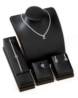 طقم سهرة تنس فضي ملون