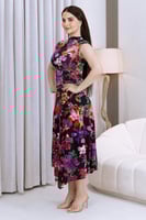 فستان ميدي بطبعه الأزهار