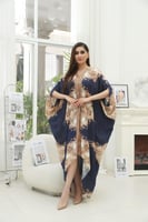 جلابية ميدي ازرق