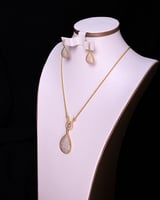 طقم سلسال حلق طويل