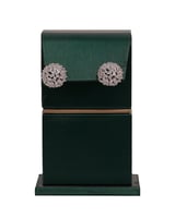 حلق زركون ذهبي تصميم كروي | سيزون