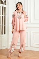 طقم مكسي وردي