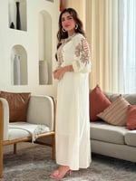 فستان قطن اوف وايت ميدي