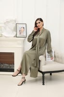 جلابية زيتي غامق