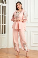 طقم مكسي وردي