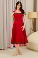 فستان ميدي فوشي