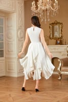 فستان كريب سكري