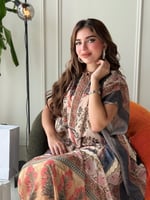 فستان قطن فري سايز