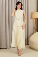 فستان ميدي اوف وايت