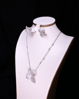 طقم سلسال حلق طويل