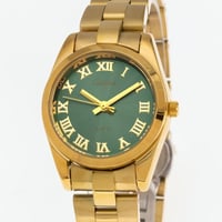 ساعة نسائية ذهبي كلاسيكي