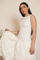 فستان ميدي بيج فاتح