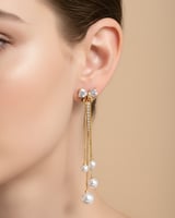 حلق زركون لؤلؤ