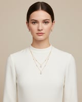 طقم شوكر نسائي ناعم | حلق وسلسال