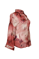 بلوزة بطبعة عنابي