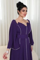 فستان كريب طويل