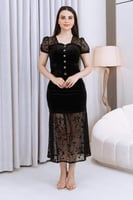 طقم تنورة وبلوزة أسود