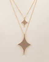 طقم زركون طويل دورين