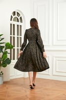 فستان ميدي أسود