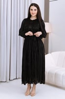 فستان ميدي أسود