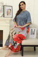 جلابية بطبعة ورد