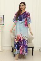 جلابية بطبعة زهور