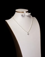 طقم سلسال حلق لؤلؤ