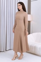 فستان شتوي انيق بكم طويل